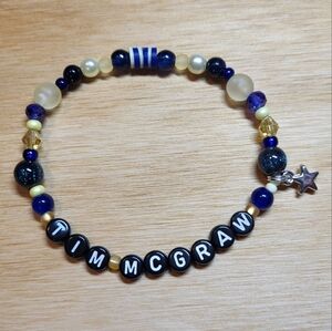 Tim McGraw- Taylor Swift Friendship Bracelet, Size 8"